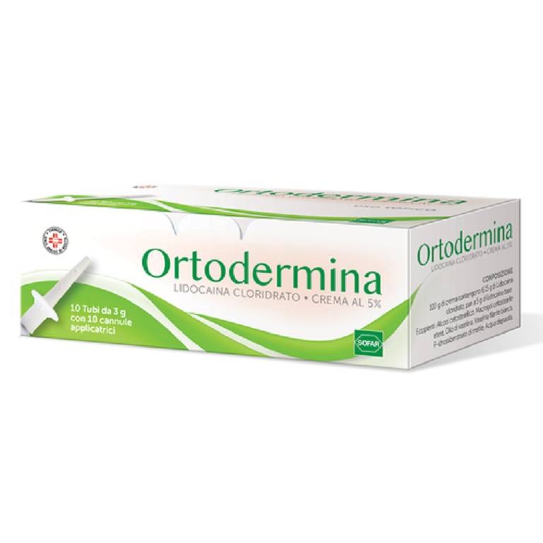 ORTODERMINA*10TUBI CREMA 3G 5%