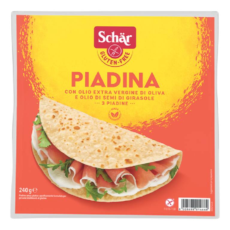 SCHAR WRAPS PIADINA ARROT 240G